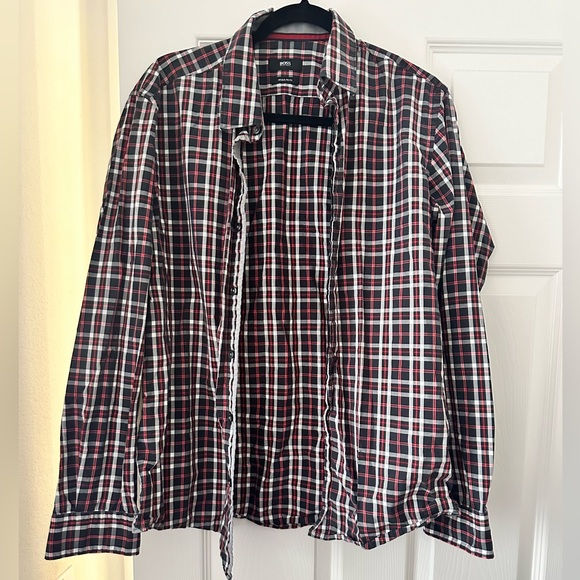 [Boss Hugo Boss] Long Sleeve Button Down - Picture 1 of 2